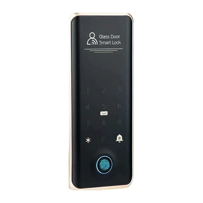 Automatic Door Keyless Lock Protects Tempered Glass